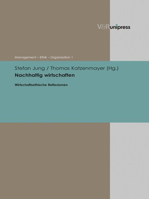 cover image of Nachhaltig wirtschaften